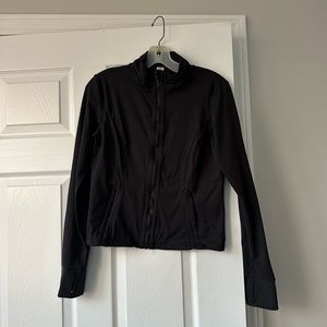 90 Degree by Reflex Black Zip Up Jacket Size Medium